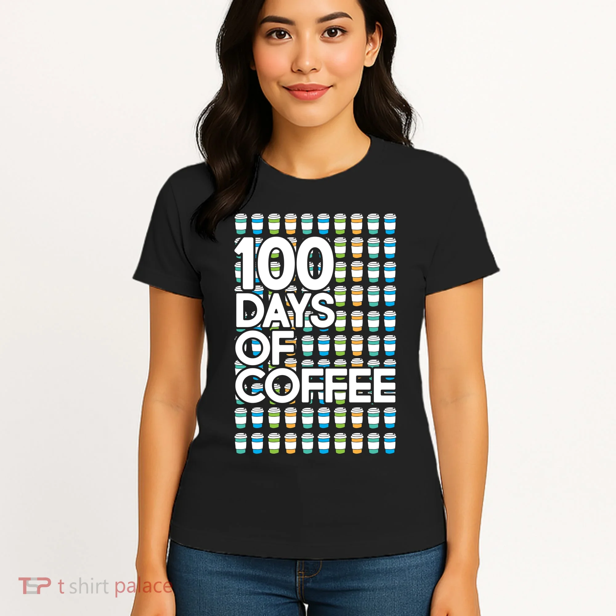 100 Days Of School (Coffee) Women's T-Shirt