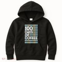 100 Days Of School (Coffee) Kids Hoodie thumb 0