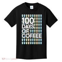 100 Days Of School (Coffee) Kids T-Shirt thumb 0