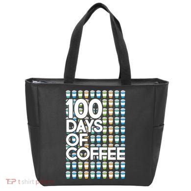 100 Days Of School (Coffee) Tote Bag