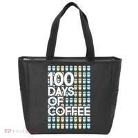 100 Days Of School (Coffee) Tote Bag thumb 0