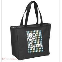 100 Days Of School (Coffee) Tote Bag thumb 2