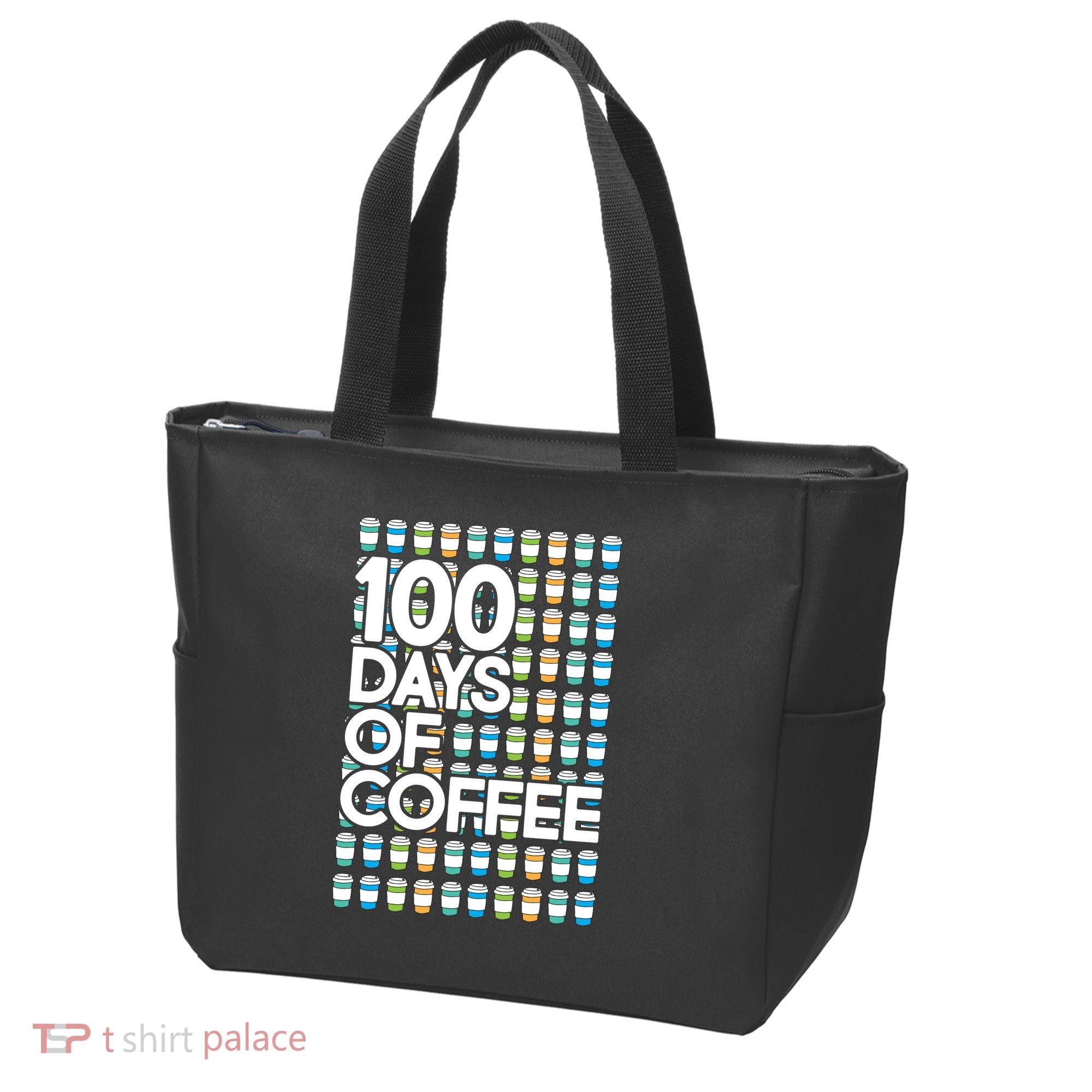 100 Days Of School (Coffee) Tote Bag