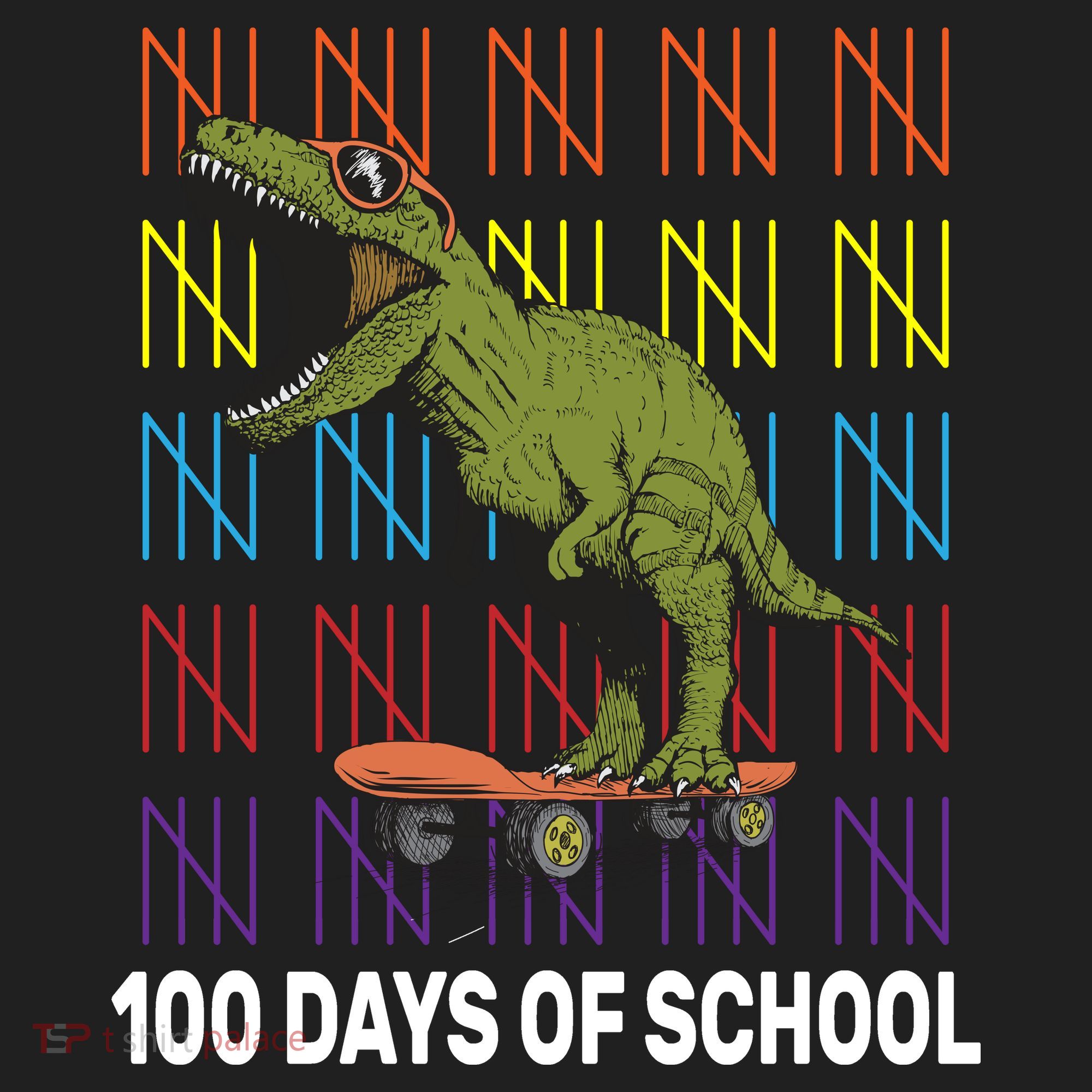 100 Days of School Cool Dinosaur Beanie
