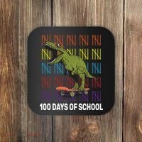 100 Days of School Cool Dinosaur Coaster thumb 0