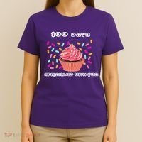 100 Days Of School Sprinkled With Fun T-Shirt thumb 4