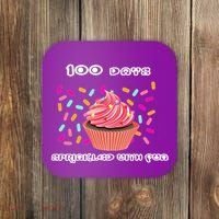 100 Days Of School Sprinkled With Fun Coaster thumb 0