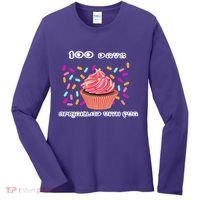 100 Days Of School Sprinkled With Fun Women's Long Sleeve Shirt thumb 0