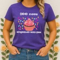 100 Days Of School Sprinkled With Fun Women's T-Shirt thumb 2