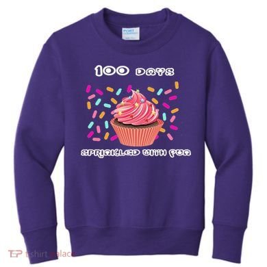 100 Days Of School Sprinkled With Fun Kids Sweatshirt