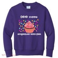 100 Days Of School Sprinkled With Fun Kids Sweatshirt thumb 0