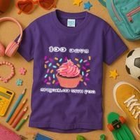 100 Days Of School Sprinkled With Fun Kids T-Shirt thumb 3