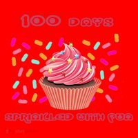 100 Days Of School Sprinkled With Fun Santa Hat thumb 1
