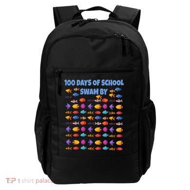 100 Days Of School Swam By Fish Backpack