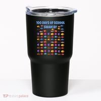 100 Days Of School Swam By Fish Tumbler thumb 0
