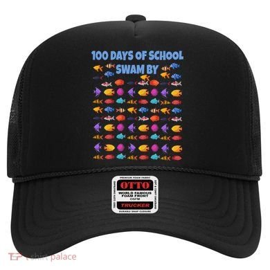 100 Days Of School Swam By Fish Hat