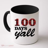 100 Days Of School Y'all Coffee Mug thumb 0