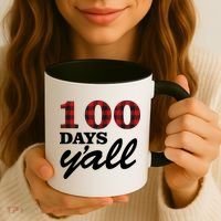 100 Days Of School Y'all Coffee Mug thumb 3