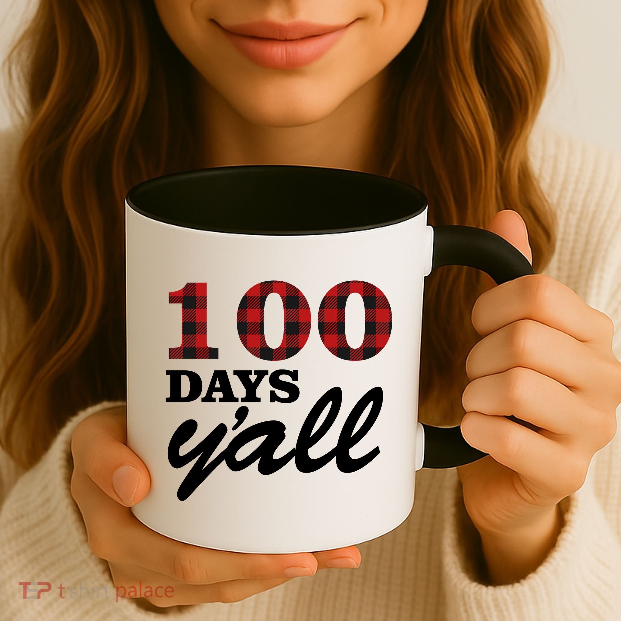 100 Days Of School Y'all Coffee Mug