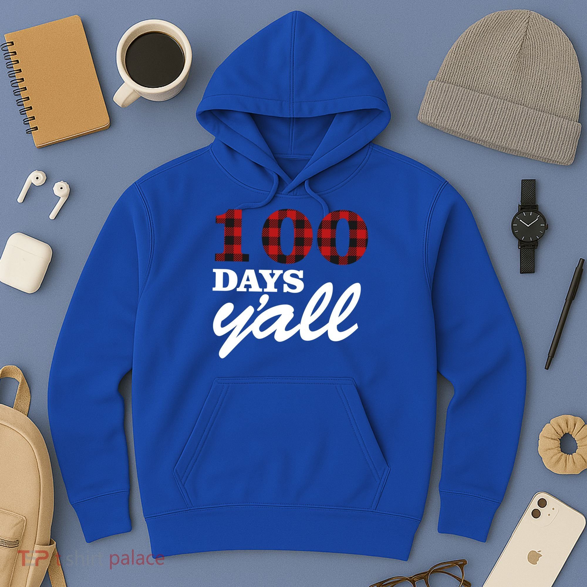 100 Days Of School Y'all Hoodie