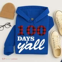 100 Days Of School Y'all Hoodie thumb 4
