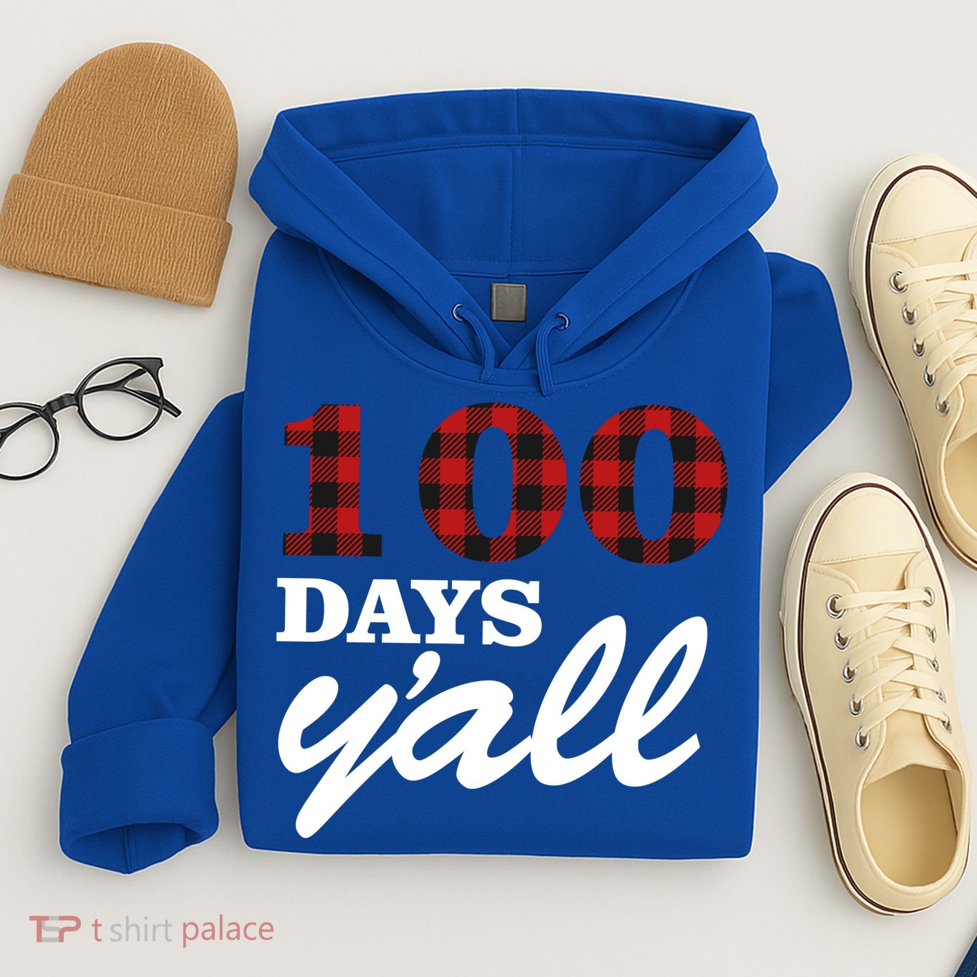 100 Days Of School Y'all Hoodie