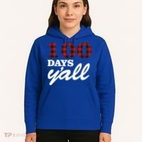 100 Days Of School Y'all Hoodie thumb 5