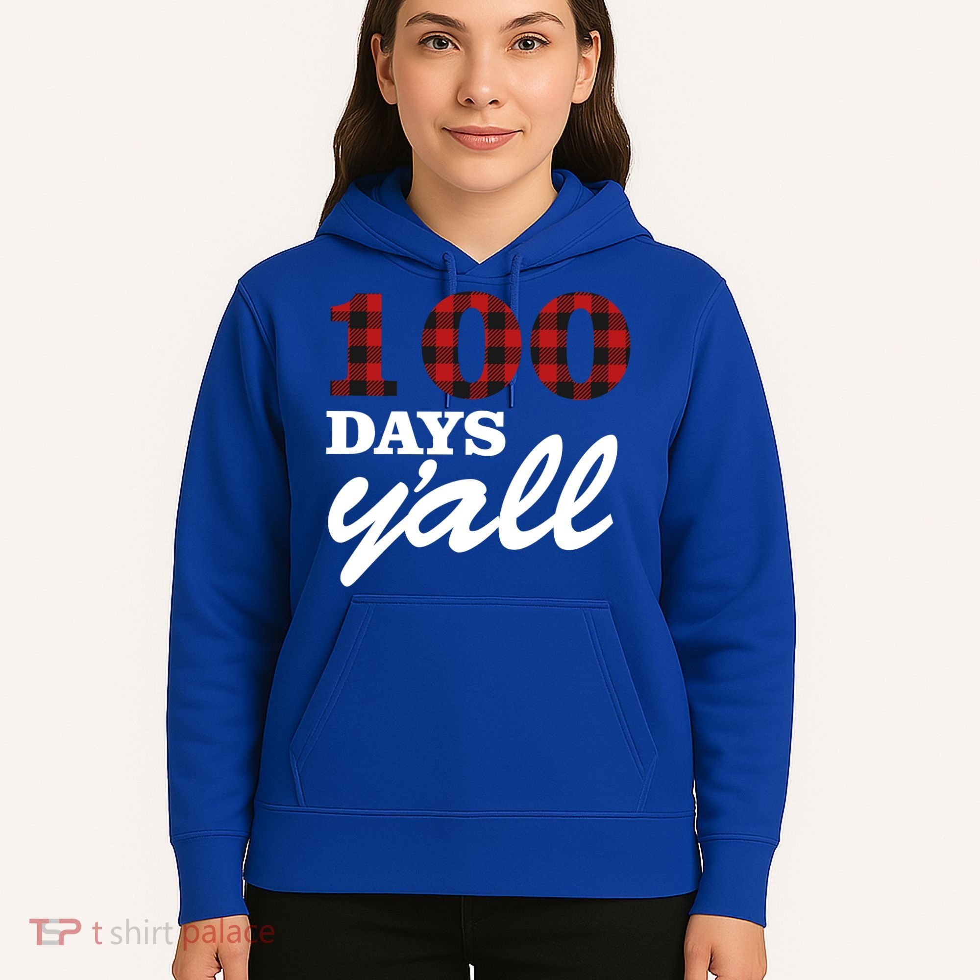 100 Days Of School Y'all Hoodie