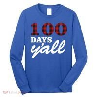100 Days Of School Y'all Long Sleeve Shirt thumb 0