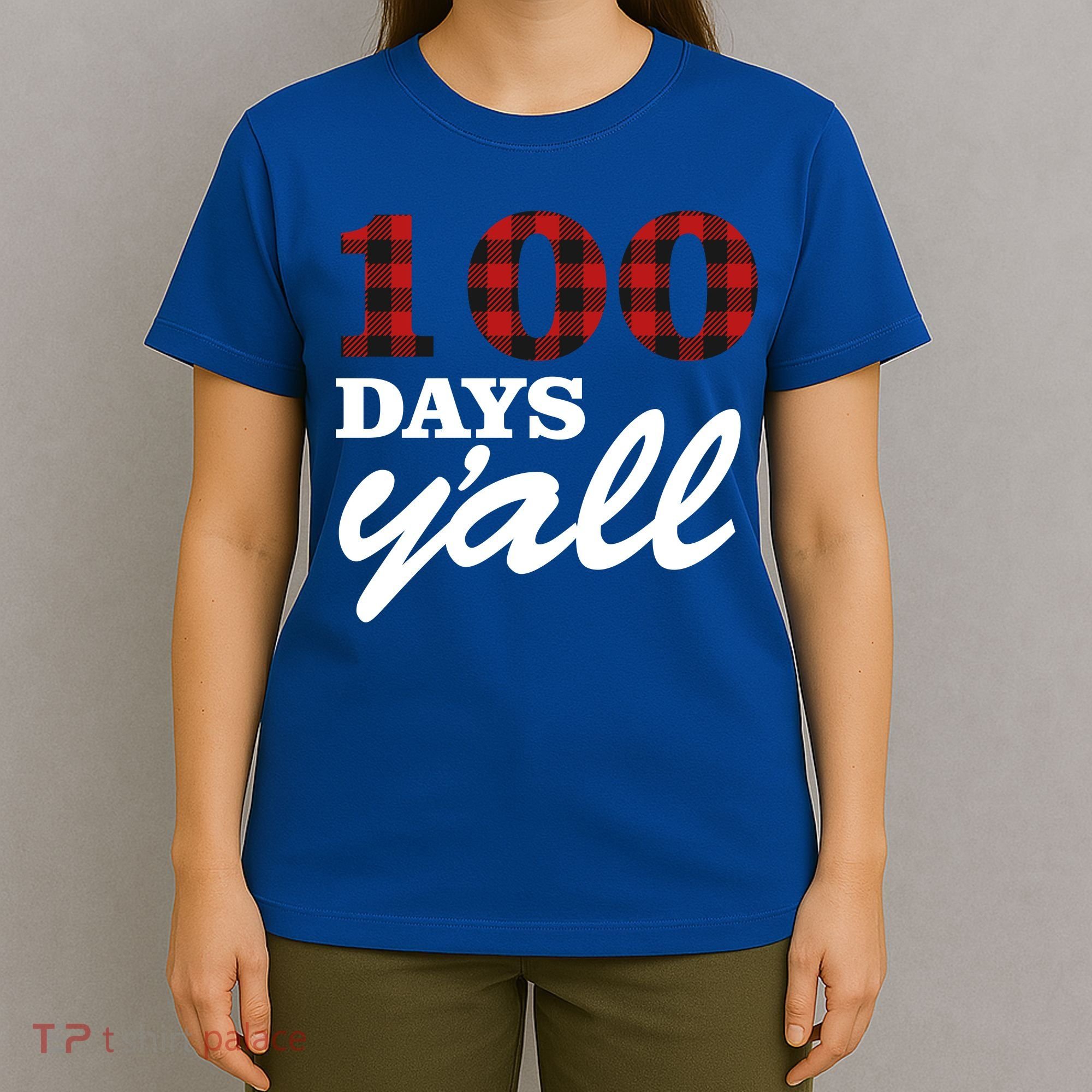100 Days Of School Y'all T-Shirt