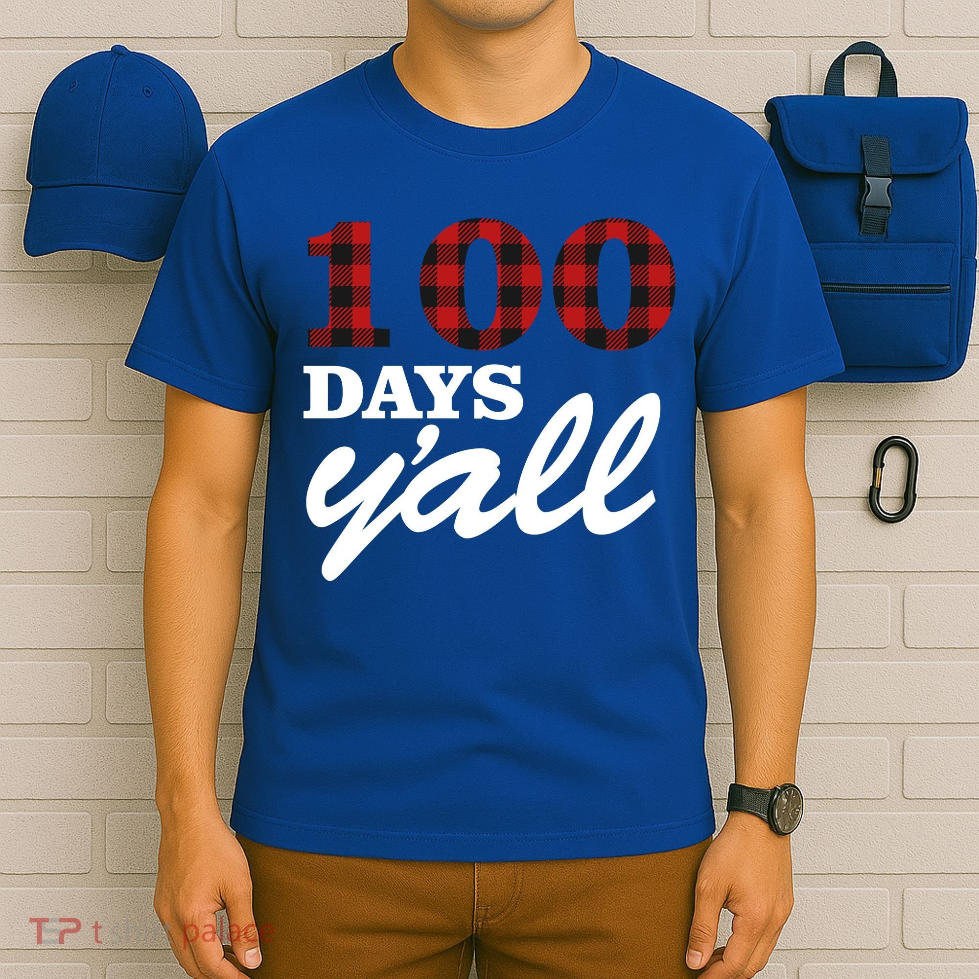 100 Days Of School Y'all T-Shirt