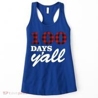 100 Days Of School Y'all Women's Tank Top thumb 0
