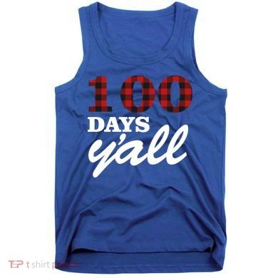 100 Days Of School Y'all Tank Top