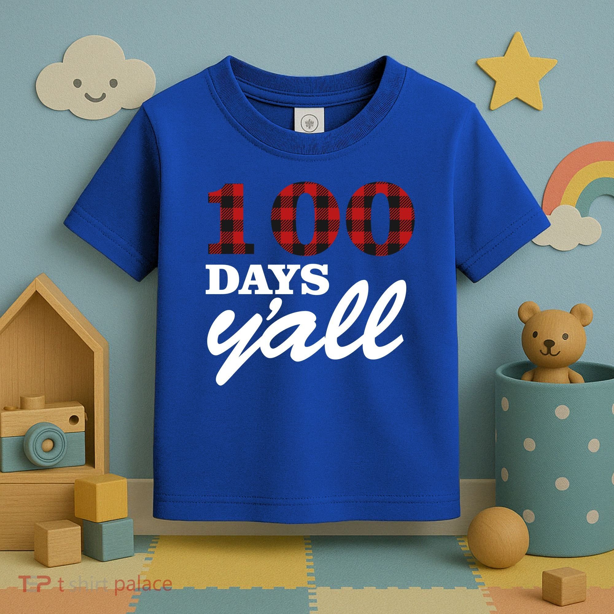 100 Days Of School Y'all Toddler T-Shirt