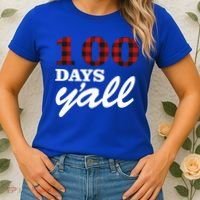 100 Days Of School Y'all Women's T-Shirt thumb 2