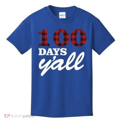 100 Days Of School Y'all Kids T-Shirt