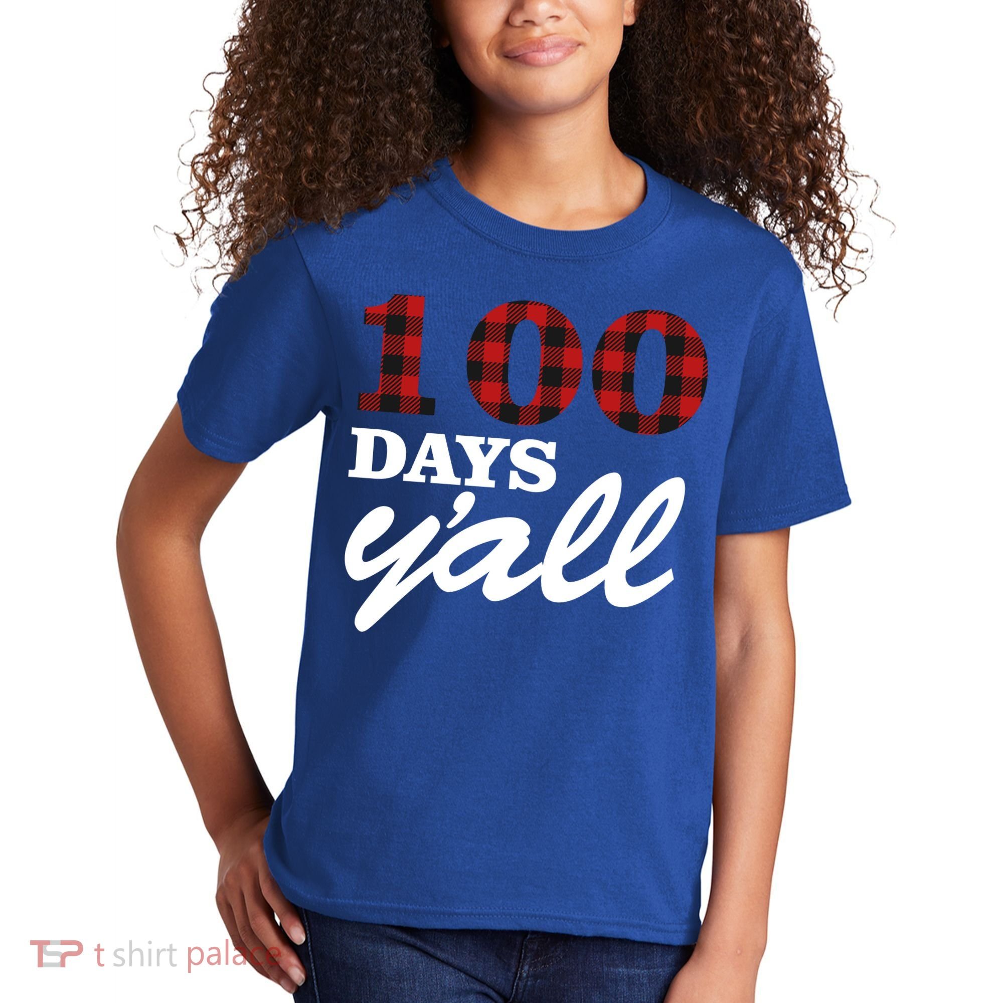 100 Days Of School Y'all Kids T-Shirt