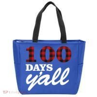 100 Days Of School Y'all Tote Bag thumb 0
