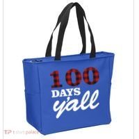 100 Days Of School Y'all Tote Bag thumb 2