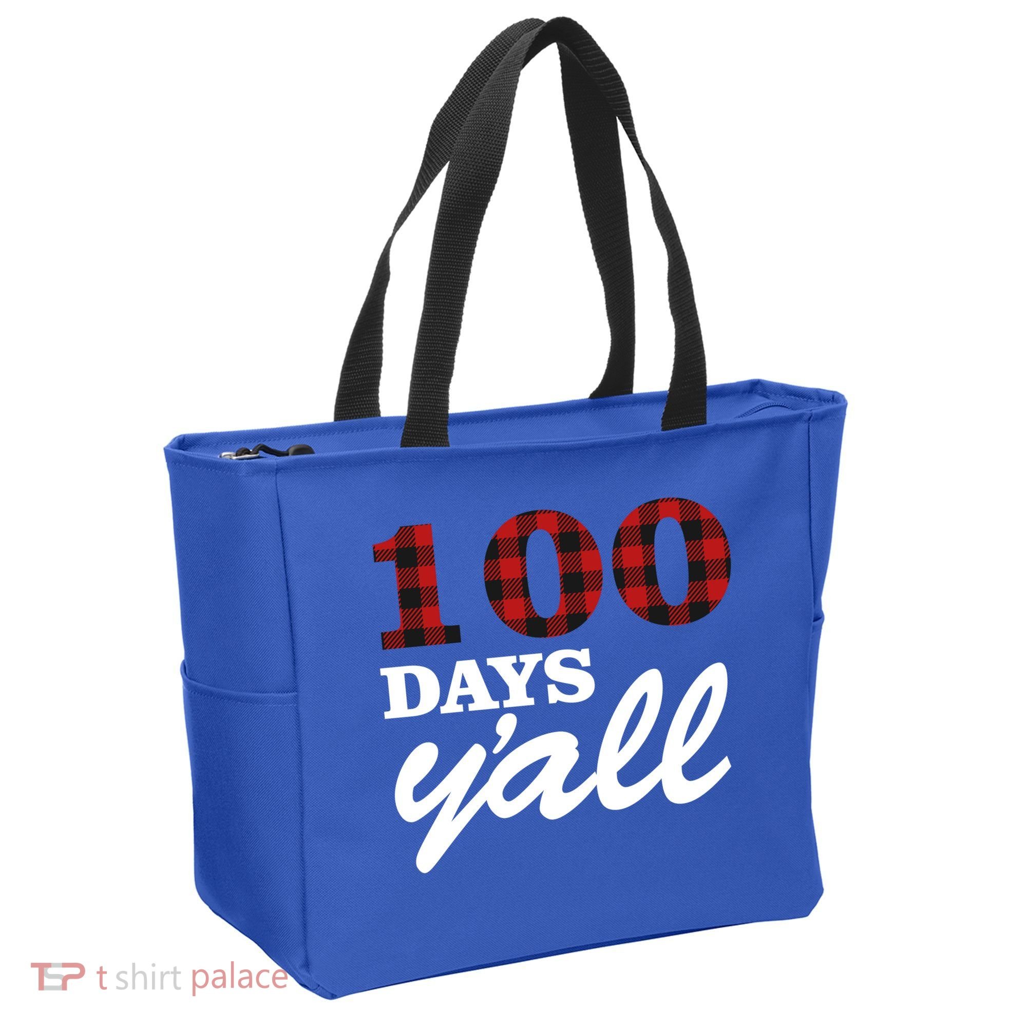 100 Days Of School Y'all Tote Bag
