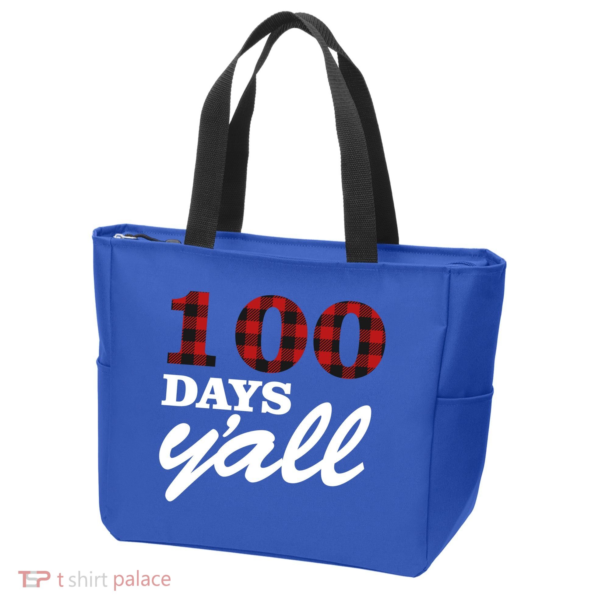100 Days Of School Y'all Tote Bag