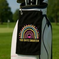 100 Days Smarter Golf Towel thumb 2