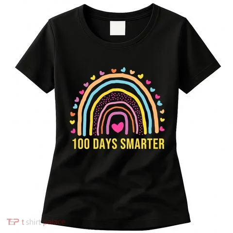 100 Days Smarter Women's T-Shirt in the selected color