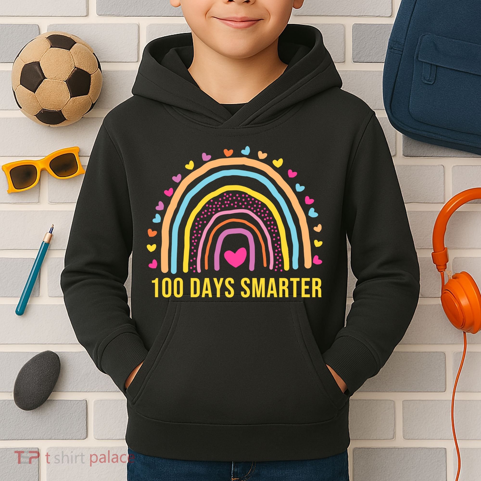 100 Days Smarter Kids Hoodie