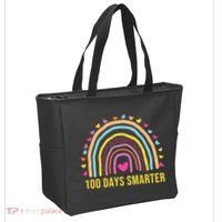 100 Days Smarter Tote Bag thumb 2