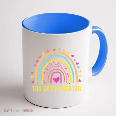 100 Days Smarter Coffee Mug back