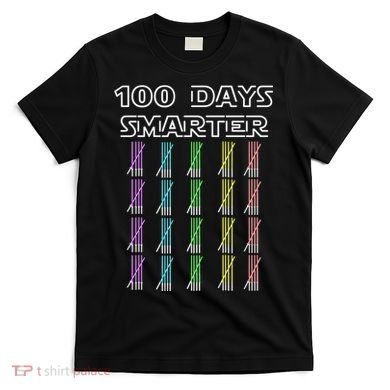 100 Days Smarter 100th Day Of School T-Shirt