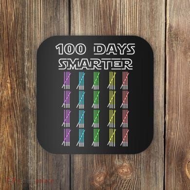 100 Days Smarter 100th Day Of School Coaster