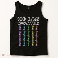 100 Days Smarter 100th Day Of School Tank Top thumb 2
