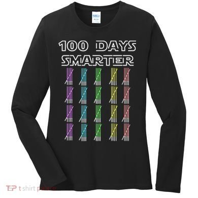 100 Days Smarter 100th Day Of School Women's Long Sleeve Shirt